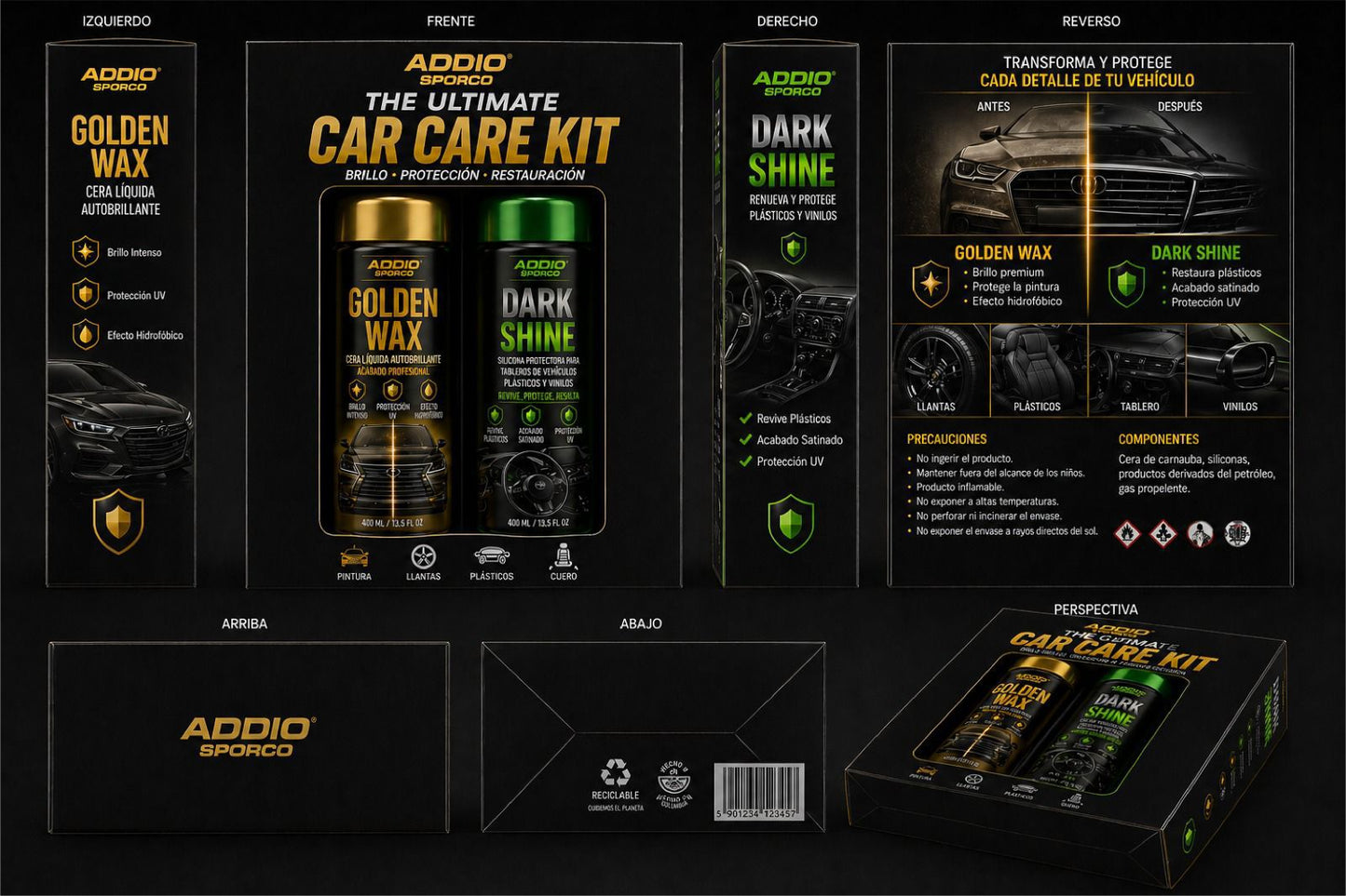 The Ultimate Car Care Kit — Golden Wax + Dark Shine