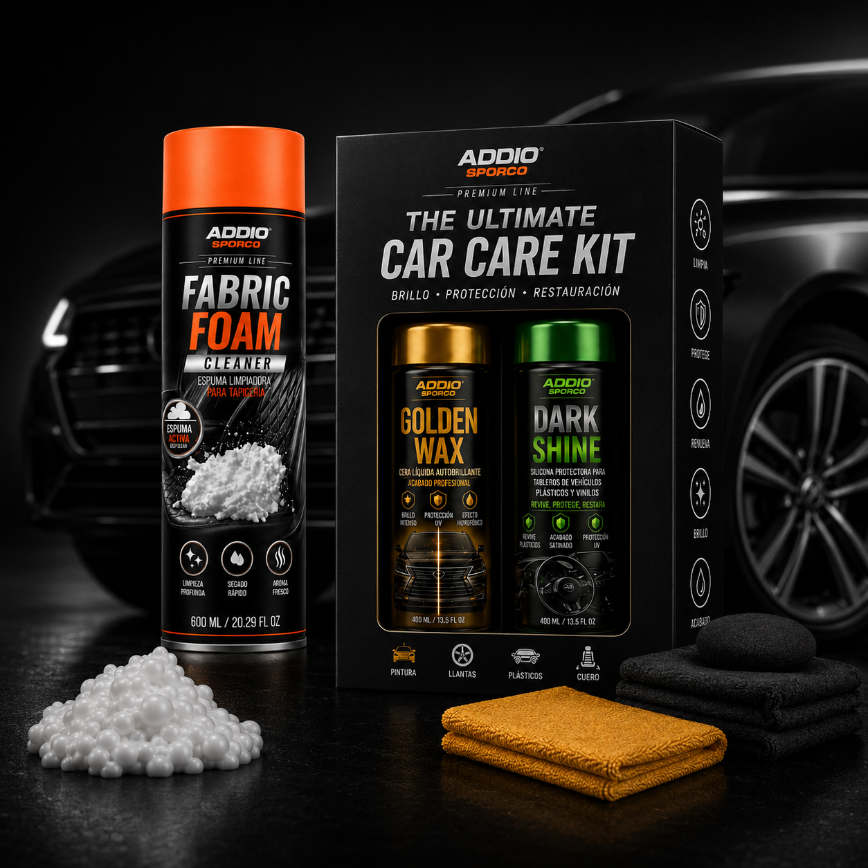 The Signature Collection — Fabric Foam + Golden Wax + Dark Shine