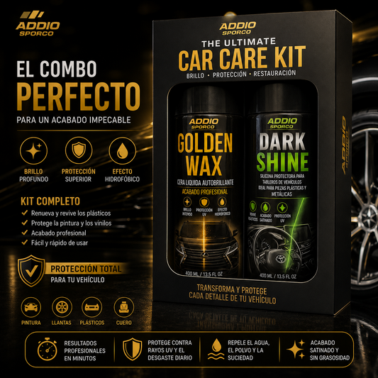 The Ultimate Car Care Kit — Golden Wax + Dark Shine